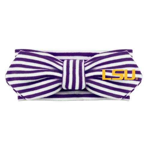 LSU Tigers Striped Hair Knot | College Baby