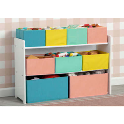 Deluxe Multi-Bin Toy Organizer with Storage Bins
