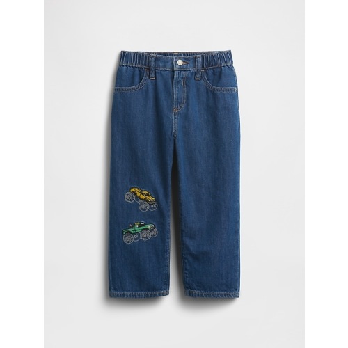 babyGap Embroidered Baggy Jeans