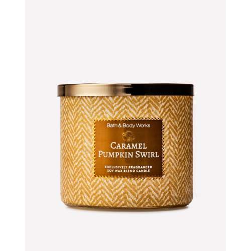 Caramel Pumpkin Swirl 3-Wick Candle