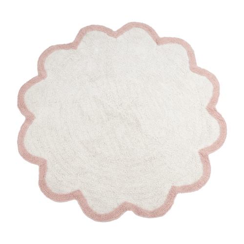 Tapis à bords festonnés