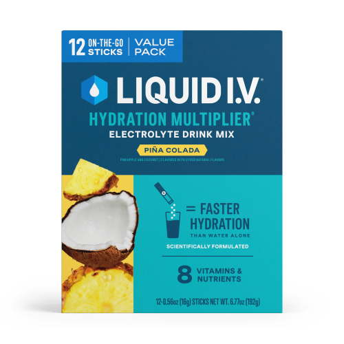 Liquid I.V.® Pina Colada Hydration Multiplier® Powdered Electrolyte Drink Mix, 12 Count Packets