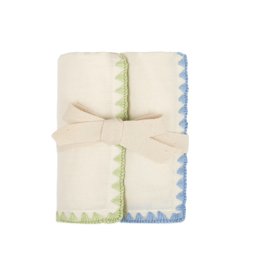 Apple + Blue Muslin Pack