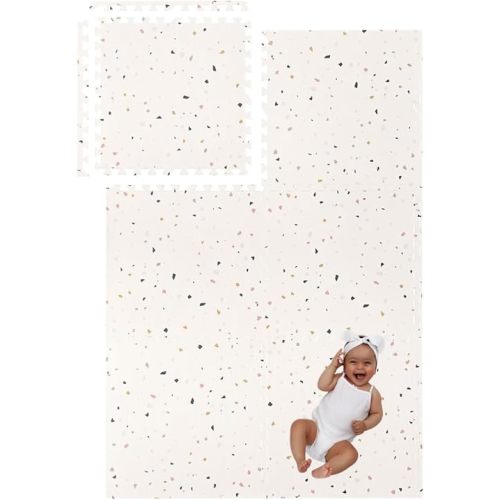 Play Mat for Baby 4x6 feet (Multi Terrazzo)