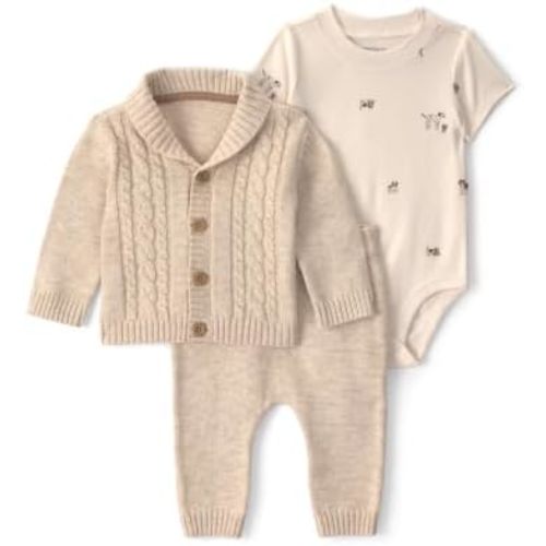 Carter's Baby Boys' 3-piece Bodysuit Pant Sets