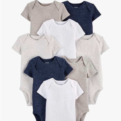 Simple Joys by Carter's Unisex-Baby 8-Pack Short-Sleeve Bodysuit