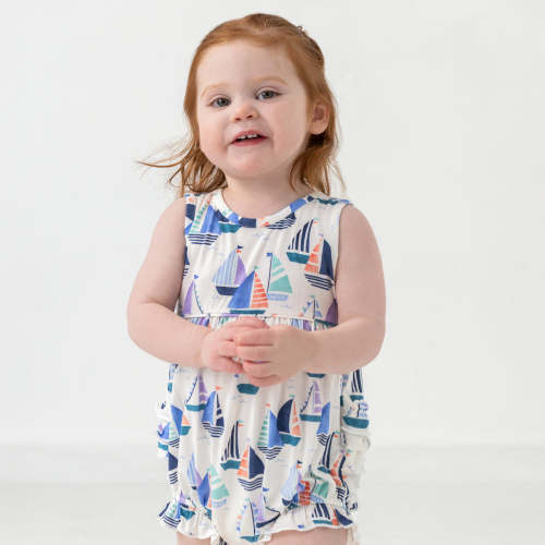 Seas The Day Bubble Romper – Little Sleepies