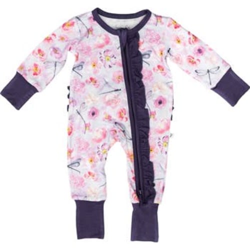 Elmerial Ruffle Convertible Footie, 18-24M