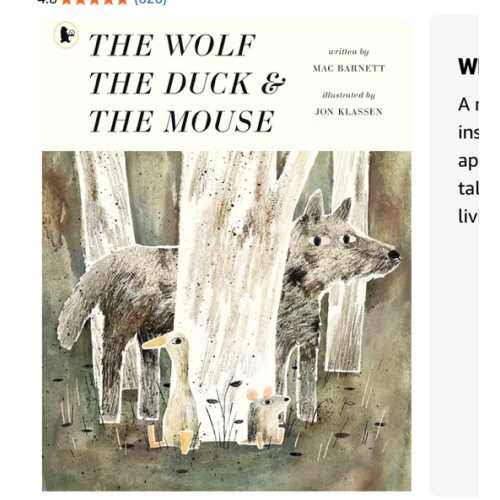 The Wolf, the Duck and the Mouse
