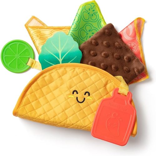 Melissa & Doug Multi-Sensory Soft Taco Fill & Spill Infant Toy - Sensory Toys For Babies, Baby Taco Toy, Baby Toys For Ages 6 Months And Older