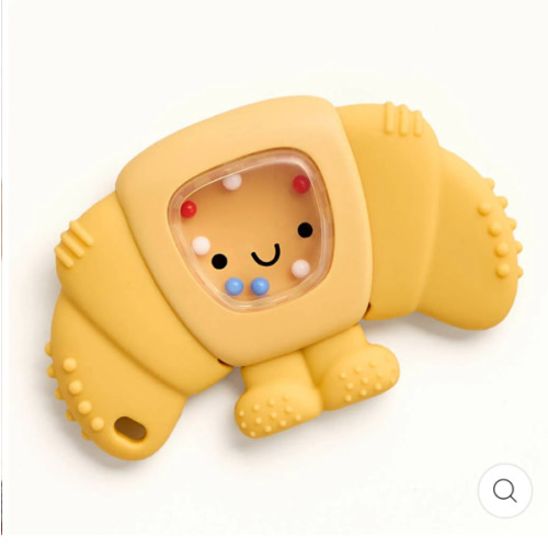 Sweetie Shake Plus™ - Teething + Rattle Toy: Croissant