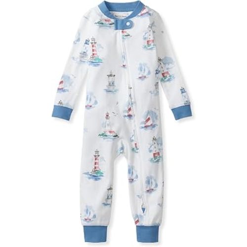 Burt's Bees Baby Unisex Footless Sleeper Pajama, 1-Pc Zip-Up Footie Pajama