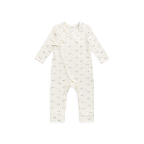 Organic Cotton Pointelle Estelle Onepiece - Molly Blue – Jamie Kay USA