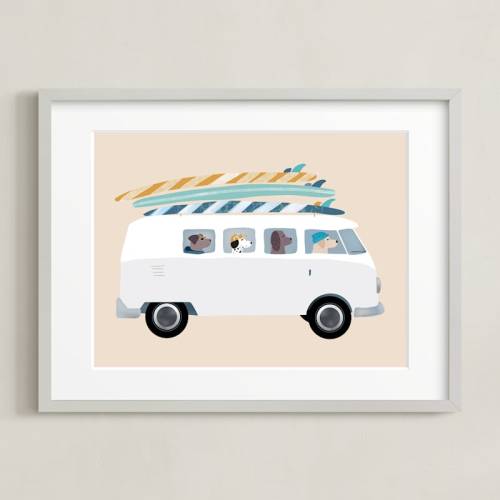 Venice Beach Limited Edition Children's Art Print by Jenna Holcomb