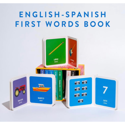 My First Bilingual Library: A Spanish-English Vocabulary Board Book Set of Colors, Numbers, Animals, ABCs, and More (Si Sabo Kids)