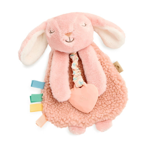 Itzy Ritzy Lovey Pink Bunny Plush