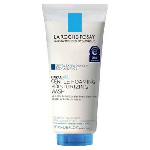 La Roche Posay Lipikar AP+ Gentle Foaming Moisturizer Face Wash Suitable For Babies to Adults - 6.76 fl oz
