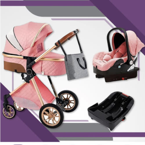 Premium 3-in-1 Baby Stroller (Car Seat & Base Included) – Maternity Miracles