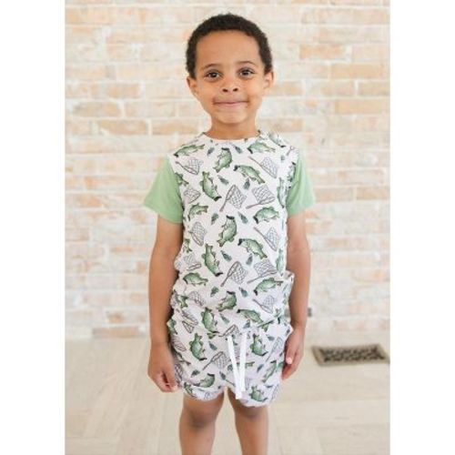 Shorts & T-Shirt Set | Gone Fishin' | Charlie Lou Baby | 18-24M