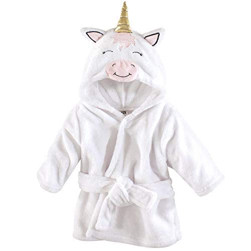 Hudson Baby Unisex Baby Plush Animal Face Bathrobe