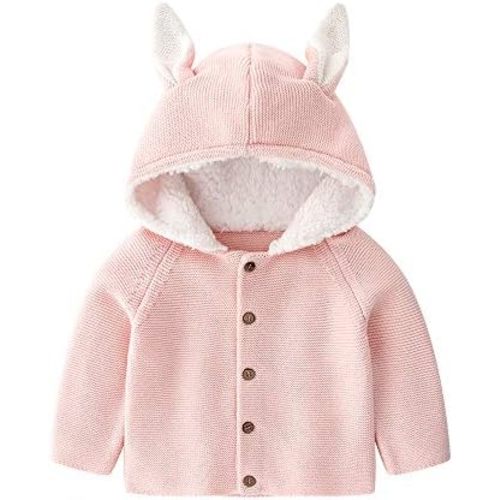 Vivobiniya Toddler and Baby Girl Cardigan Knit Sweater Infant Cotton Tops ÿ