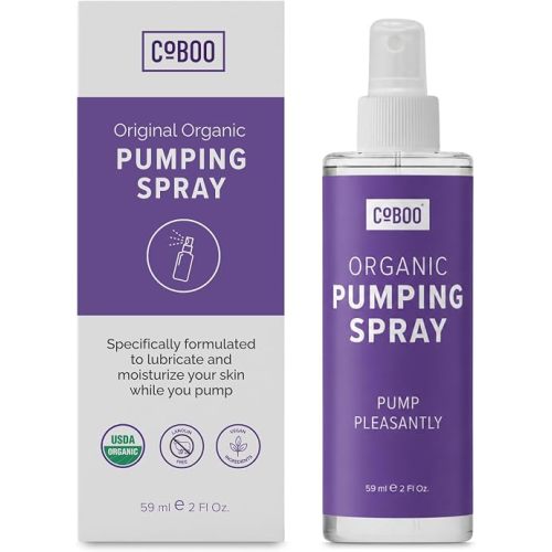 CoBoo Original Organic Pumping Spray, Lanolin-Free Flange Lubricant, 2 oz