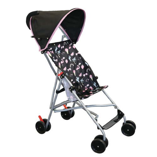 Bily Umbrella Stroller - Pink Ice Cream, 35.5"H x 16"W x 27.5"D - Walmart.ca