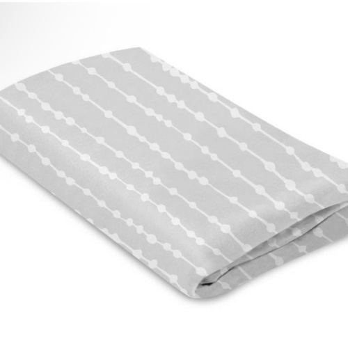 4moms Breeze Playard Sheets, Machine Washable, Soft, Plush, Waterproof Fabric, Grey Beads