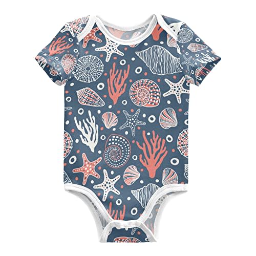 vvfelixl Baby Girl Short Sleeve Bodysuits,Horse Pony Zebra Donkey Baby Onepiece Outfits for 0-3 Months