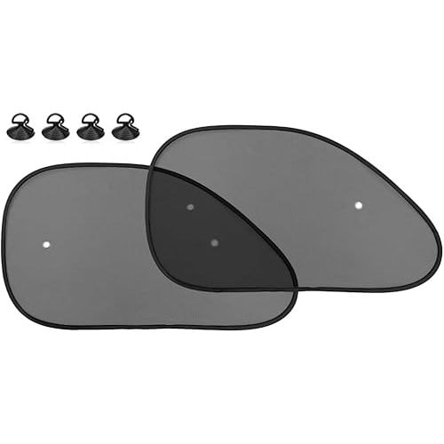 2 Pieces Universal Car Window Sun Shade Side Window UV Protection for Child and Baby Blocks Glare Sunlight and Heat Reduces Fading and Damage Fits Most Cars