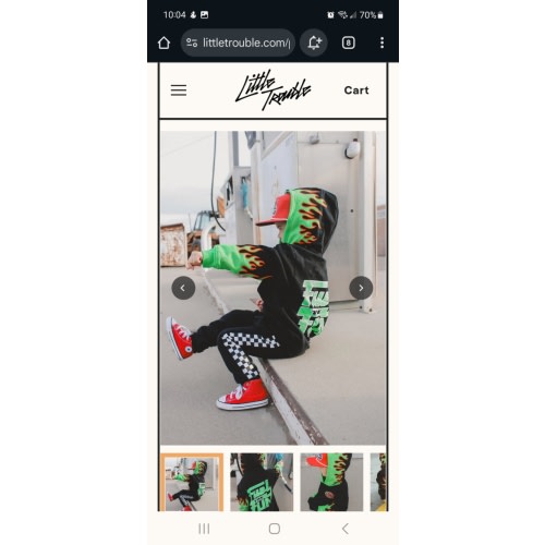 Fuel The Fun Green Flame Hoodie