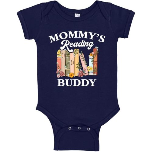 Mommy's Reading Buddy Baby One Piece Or Toddler T-Shirt for Reading Baby
