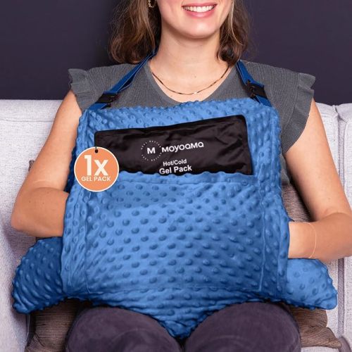 MOYOAMA 2 Pcs Pillow Set - Incl 1 Gel Pack for Soothing Relief -  Must Haves After C Section,Post Surgery Pillow,Abdominal Surgery Recovery Pillow