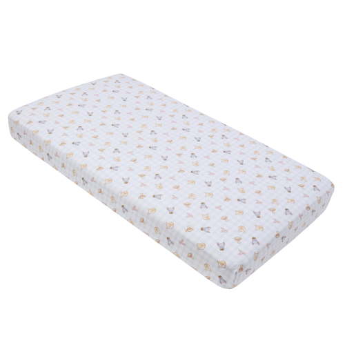 Winnie the Pooh Warm Wishes Fitted Crib Sheet, Unisex Infant