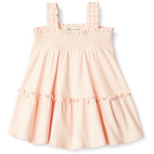 Amazon Essentials x Sofia Grainge Toddlers and Baby Girls' Smocked Cotton Dress