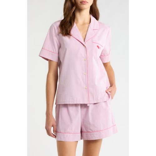 Classic Short Cotton Pajamas, Medium