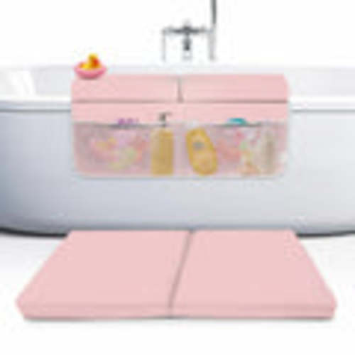 Baby Bath Kneeler and Elbow Rest Pad Set, 2-Inch Thick, Memory Foam, W – FluffyTub