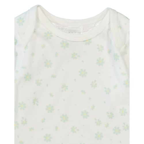 Off White Baby Long Sleeve Cotton Interlock Bodysuit | Best&Less™ Online