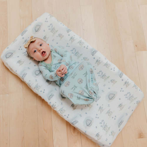 Premium Knit Diaper Changing Pad Cover - Star Wars Grogu