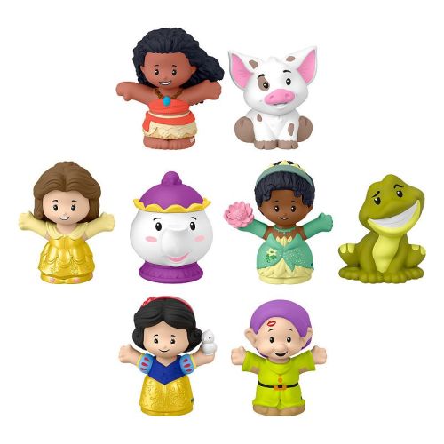 Disney Princess Story Duos 8-Pack Figures by Fisher-Price Little People