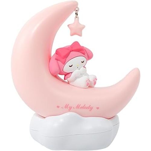 iFCOW Night Light for Kids Cute Animal Character LED Night Light Rechargeable Desk Shelf Ornament Bedside Lamp Crescent Moon Light