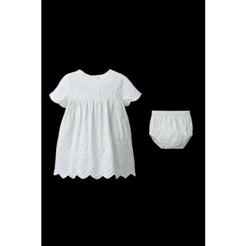 SWISS EMBROIDERED DRESS AND PANTIES - Pastel blue | ZARA United States