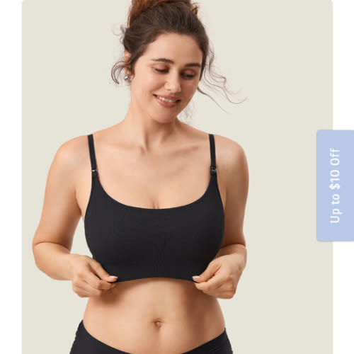 Ribbed Scoop Nursing Bralette