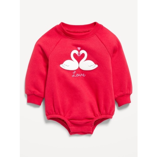 Long-Sleeve Fleece One-Piece Romper for Baby