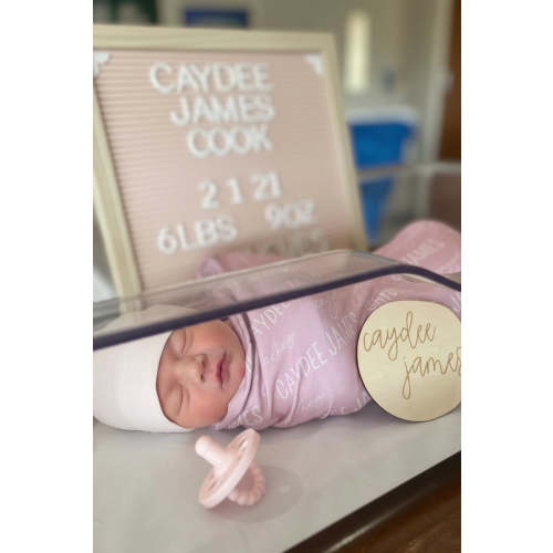 Personalized Baby Name Swaddle Blanket