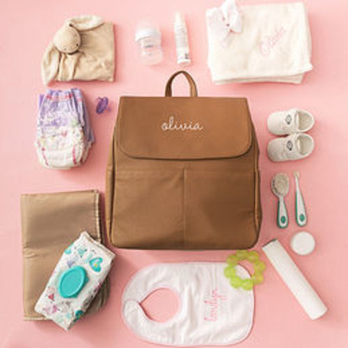 Personalized Diaper Backpack Purse