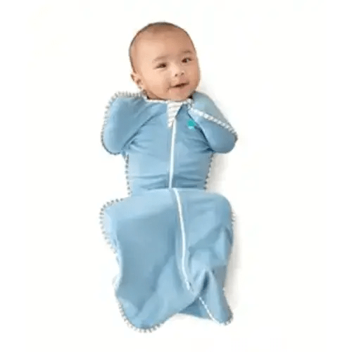 Love to Dream Swaddle UP, Baby Sleep Sack,Self-Soothing Swaddles for Newborns, Get Longer Sleep,Snug Fit Helps Calm Startle Reflex, New Born Essentials for Baby, 1.0 TOG,Newborn 5-8.5 lbs, Dusty Blue