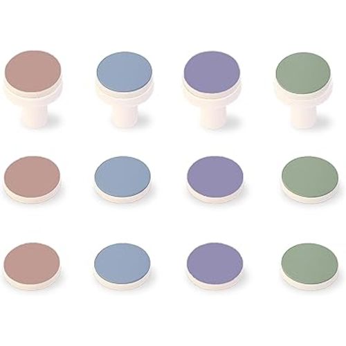 Fansidi Electric Baby Nail File Replacement Pads- Electric Baby Nail Trimmer Clipper Sandpaper Grinding Pads Include 4 Age-Specific Grinding Heads & 8 Soft Sandpapers Pads