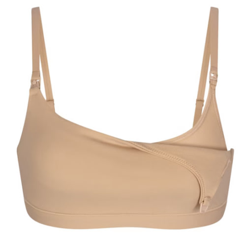 FITS EVERYBODY MATERNITY PUMPING SCOOP BRALETTE | CLAY