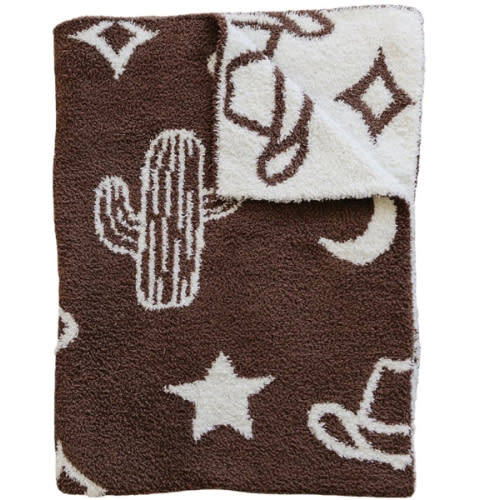 Western Plush Blanket